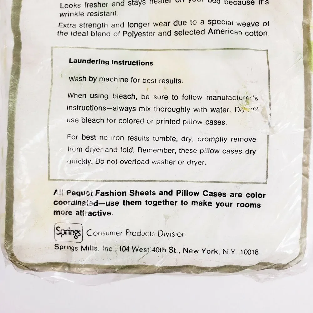 Vintage Requot 2 Standard Pillowcases No Iron Luxury Muslin Yellow Flowers Daisy